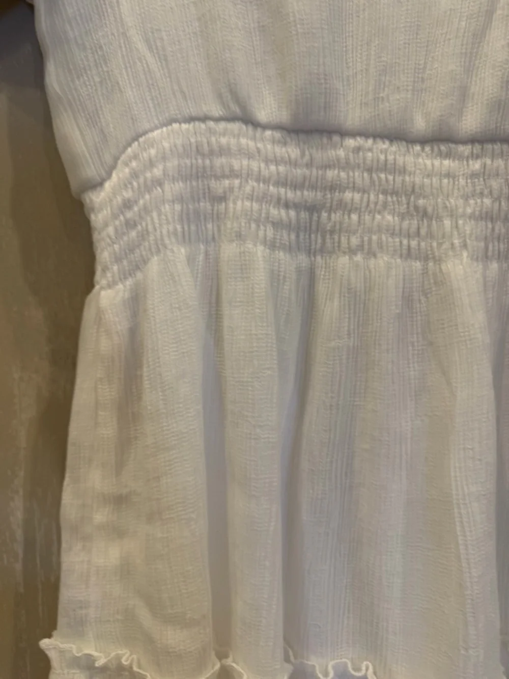 MikaRose V-Neck Tiered Short Sleeve Dress - Picture 5 of 6